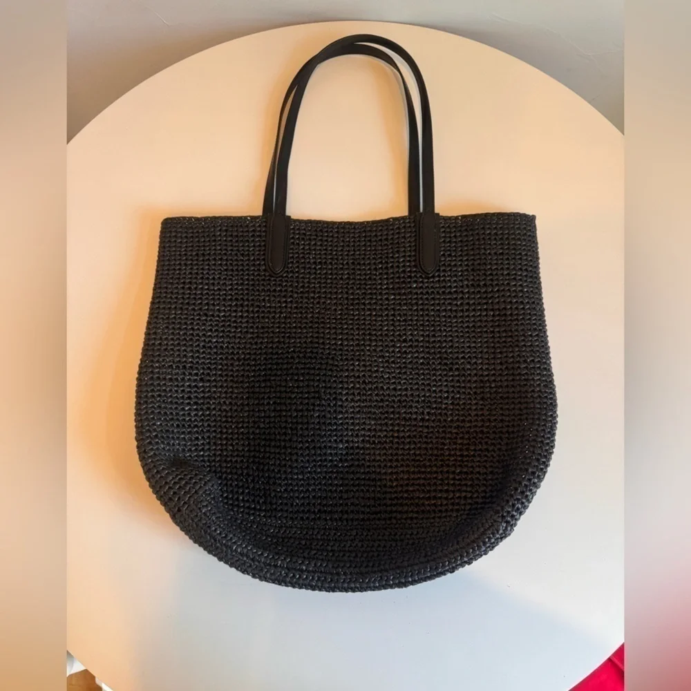 Michael Kors Black Woven Bag